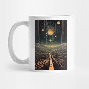 Venturing Into Space - Vintage Art Mug